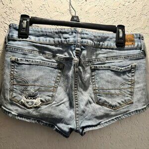 Distressed American Eagle Jean Shorts